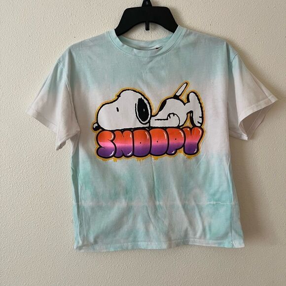 Zara SNOOPY® PEANUTS TIF-DYET-SHIRT Girl 13-14 Y - Picture 1 of 5